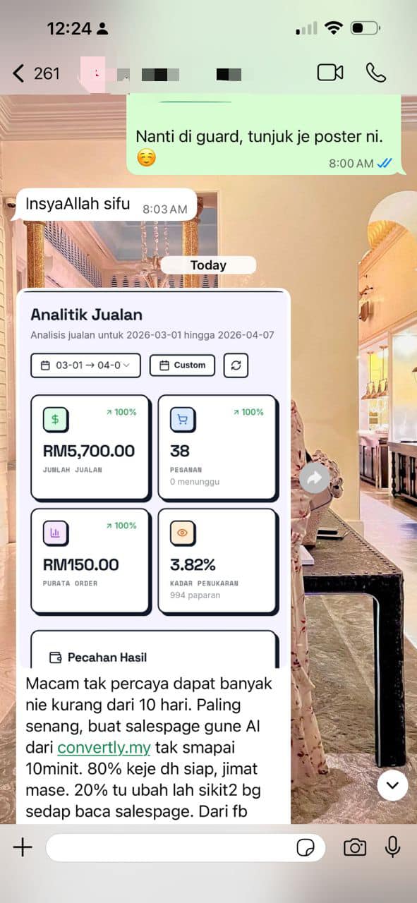 WhatsApp RM5700 10 hari