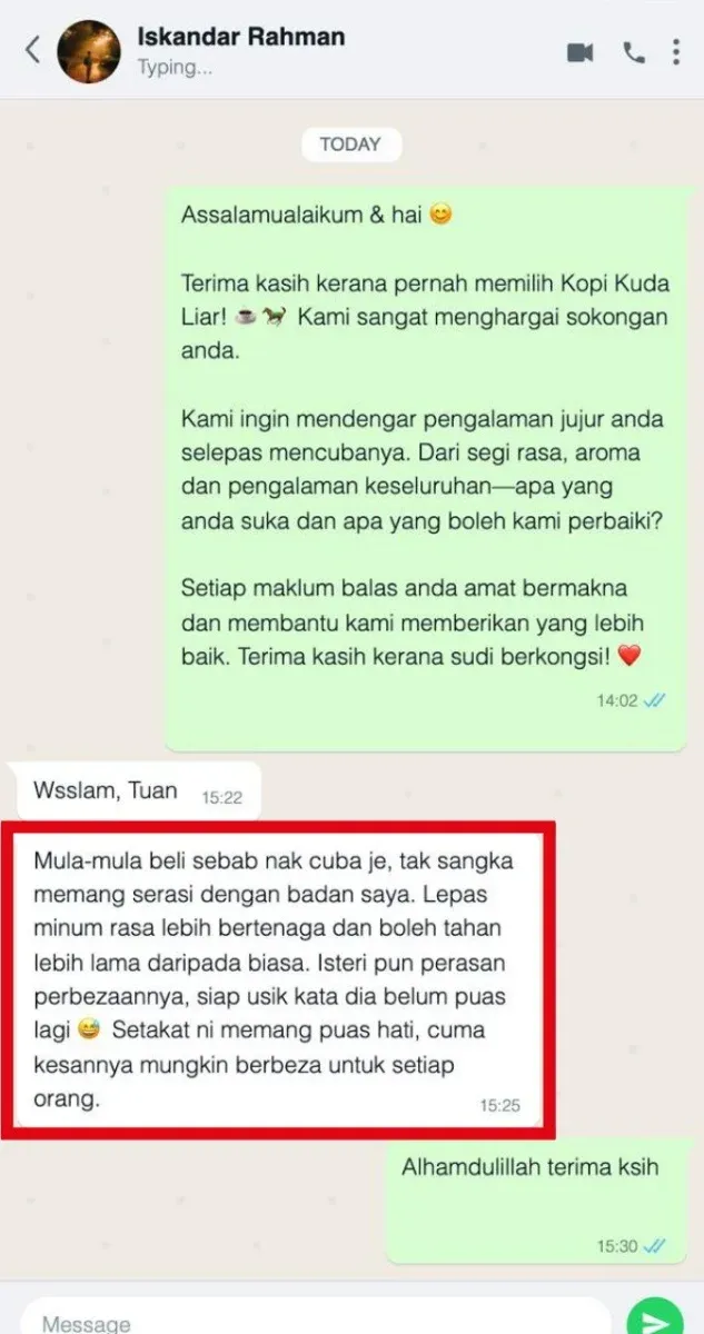 Testimoni 1