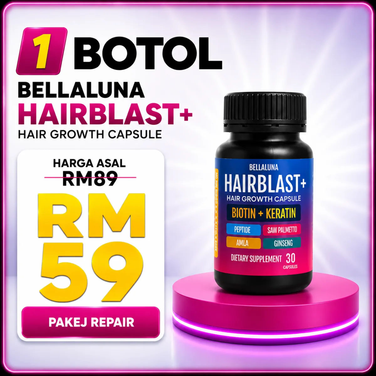 Bellaluna Hairblast+