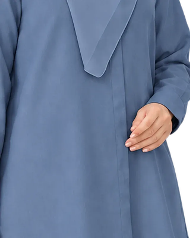 Detail tekstur kain Cotton Lolis dan potongan blouse