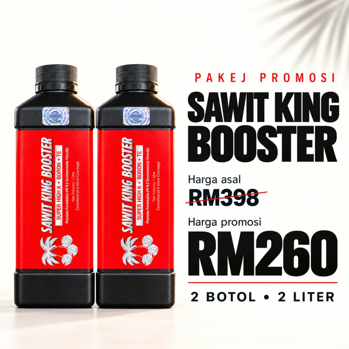 2 Botol Sawit King Booster