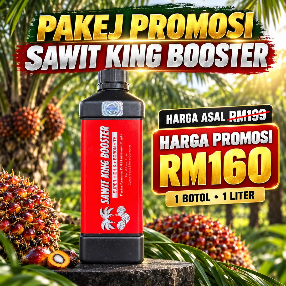 1 Botol Sawit King Booster