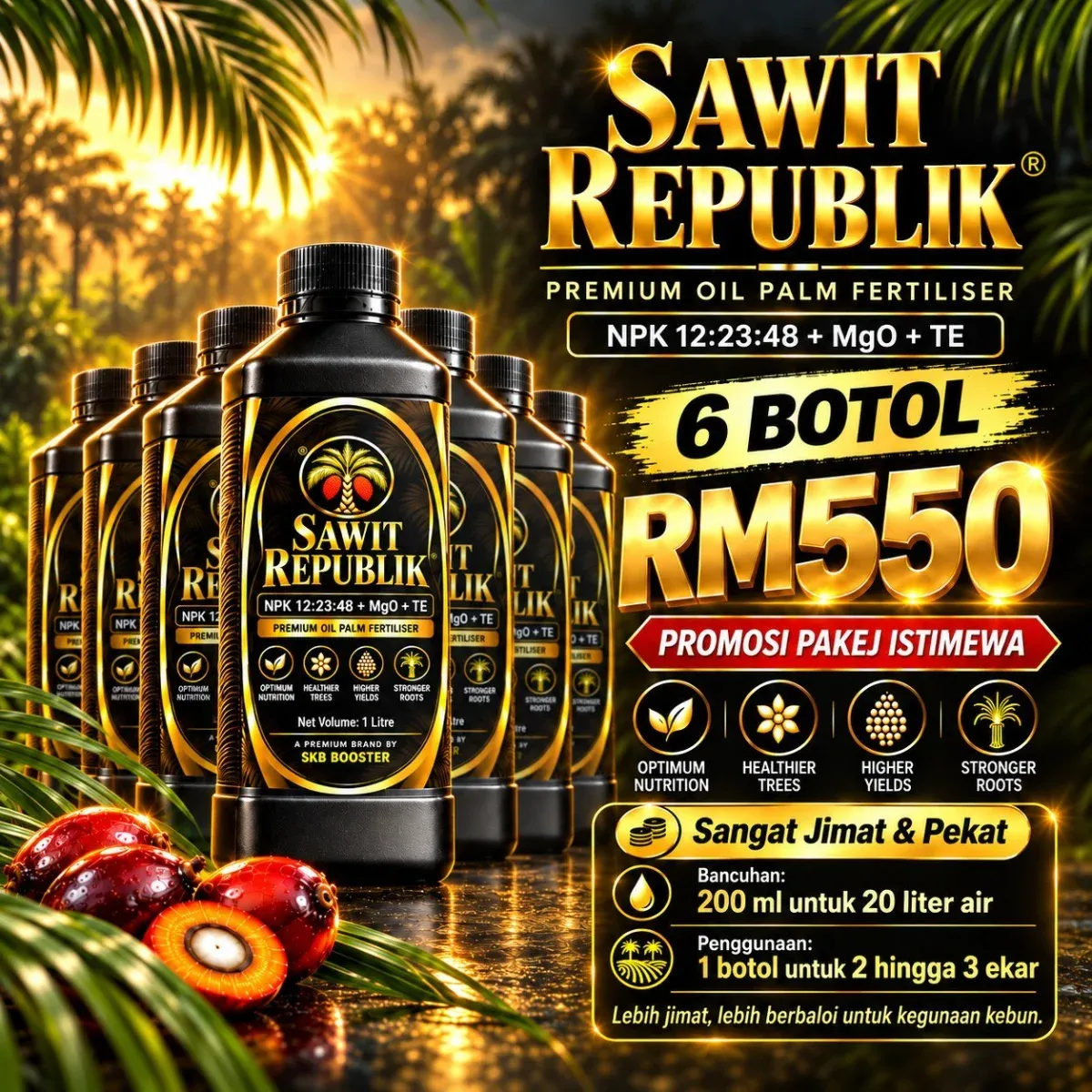7 Botol Sawit Republik