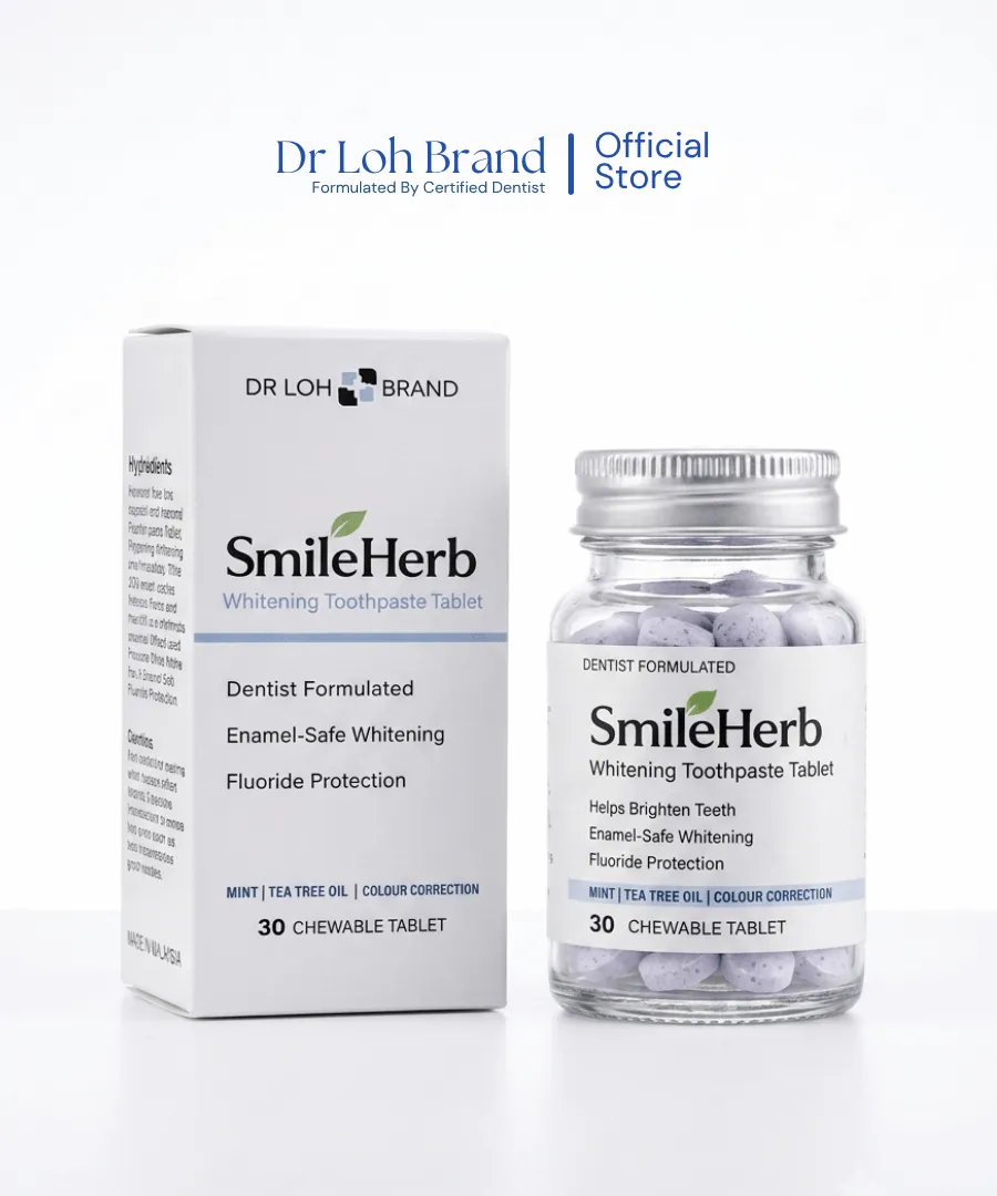 PAKEJ ESSENTIAL SMILEHERB WHITENING TABLET